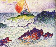 Henri Edmond Cross Afternoot at Pardigon Germany oil painting reproduction